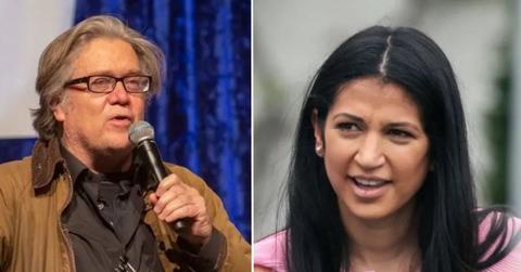 image of Katie miller/Steve Bannon