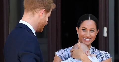 Photo of Meghan Markle, Prince Harry and their son, Prince Archie.
