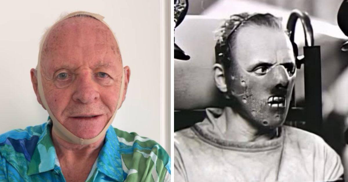 image of The legendary actor compared it to his Hannibal Lecter mask from 'The Silence of the Lambs' movie.
