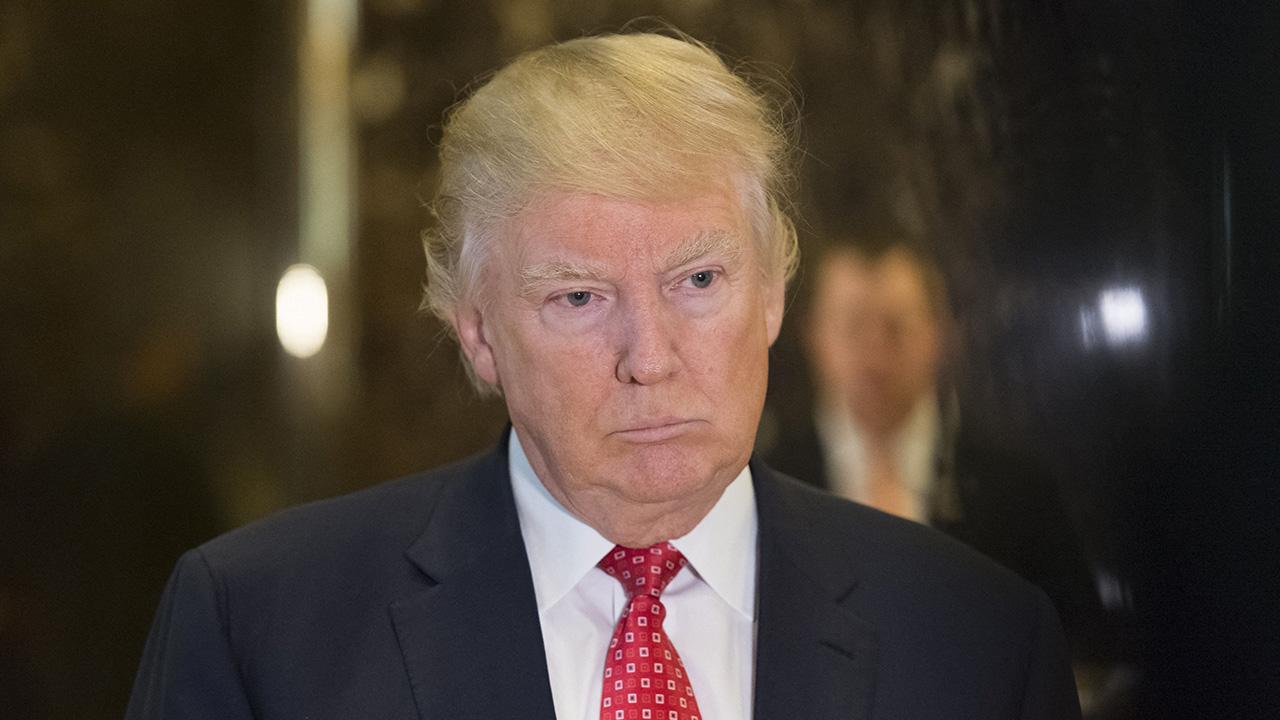 Image of Donald Trump appeared to be gluing something in a post shared by Lara Trump.