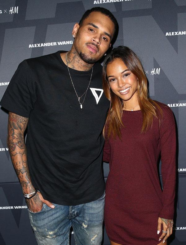 Karrueche tran secret date chris brown