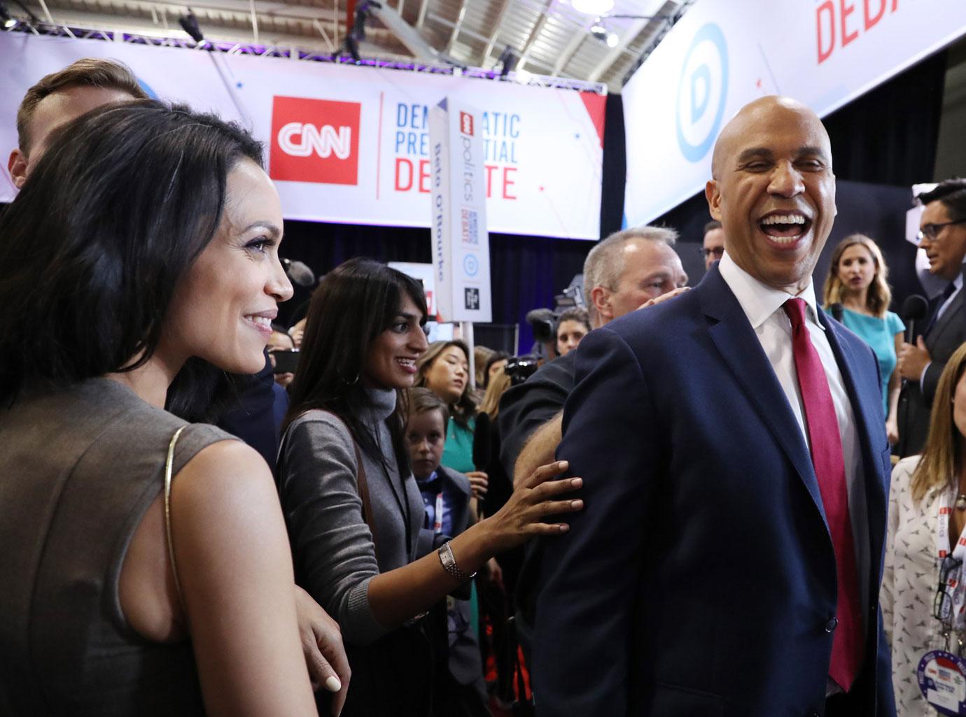 cory booker rosario dawson