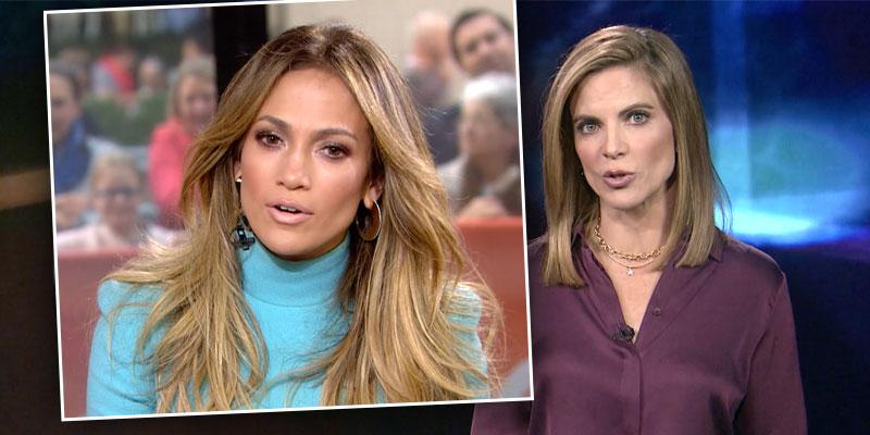 inset of Jennifer Lopez, Natalie Morales. Reelz Documentary JLo Brhind Closed Doors