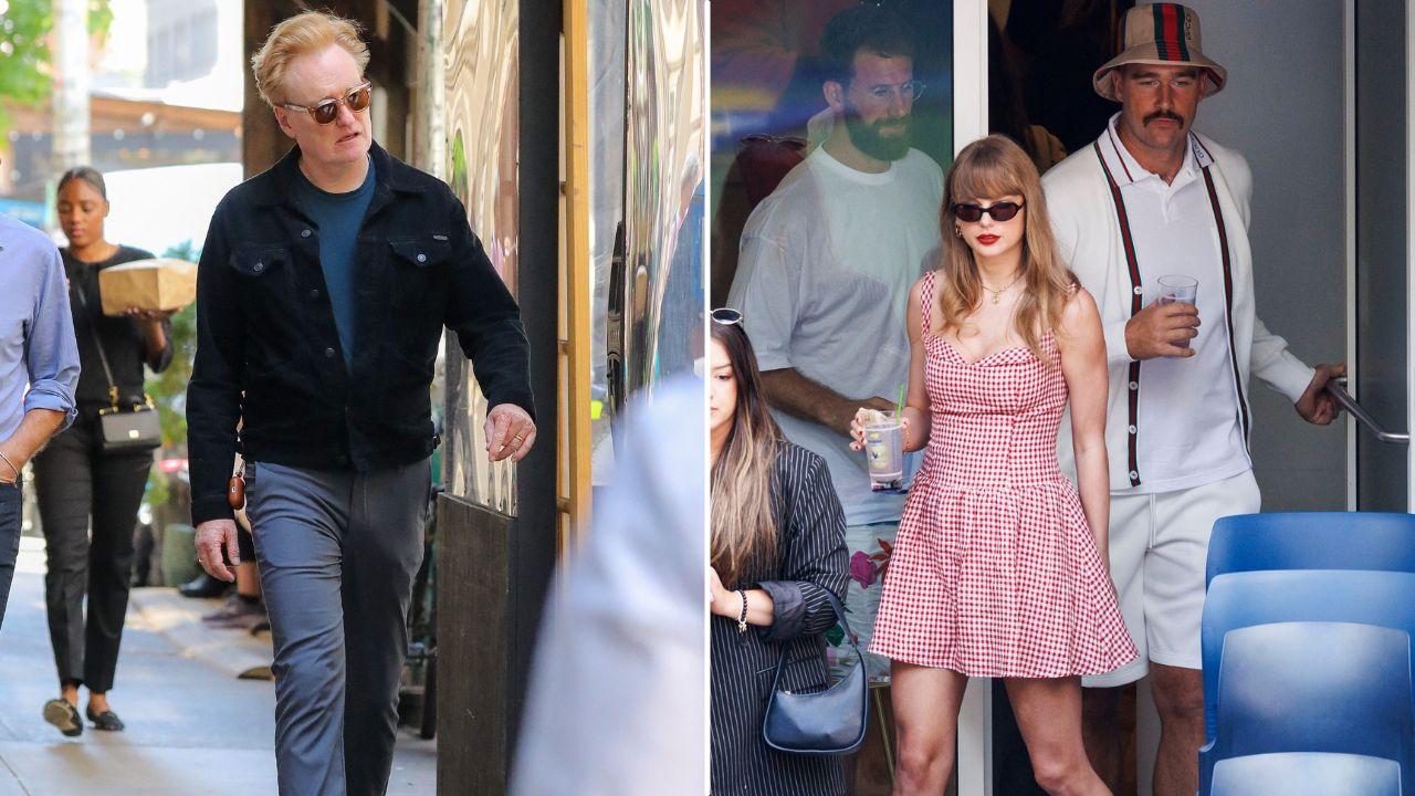 Image of Conan O’Brien discussed the Taylor Swift and Travis Kelce wedding during his podcast with Andy Daly.