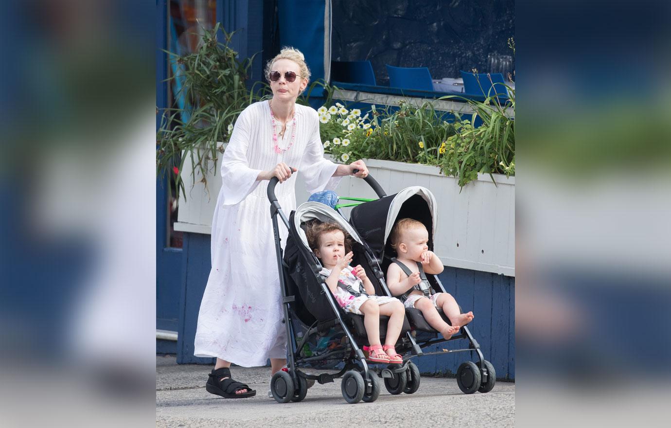 Pics Carey Mulligan Seen With Her Kids While Out And About In Nyc