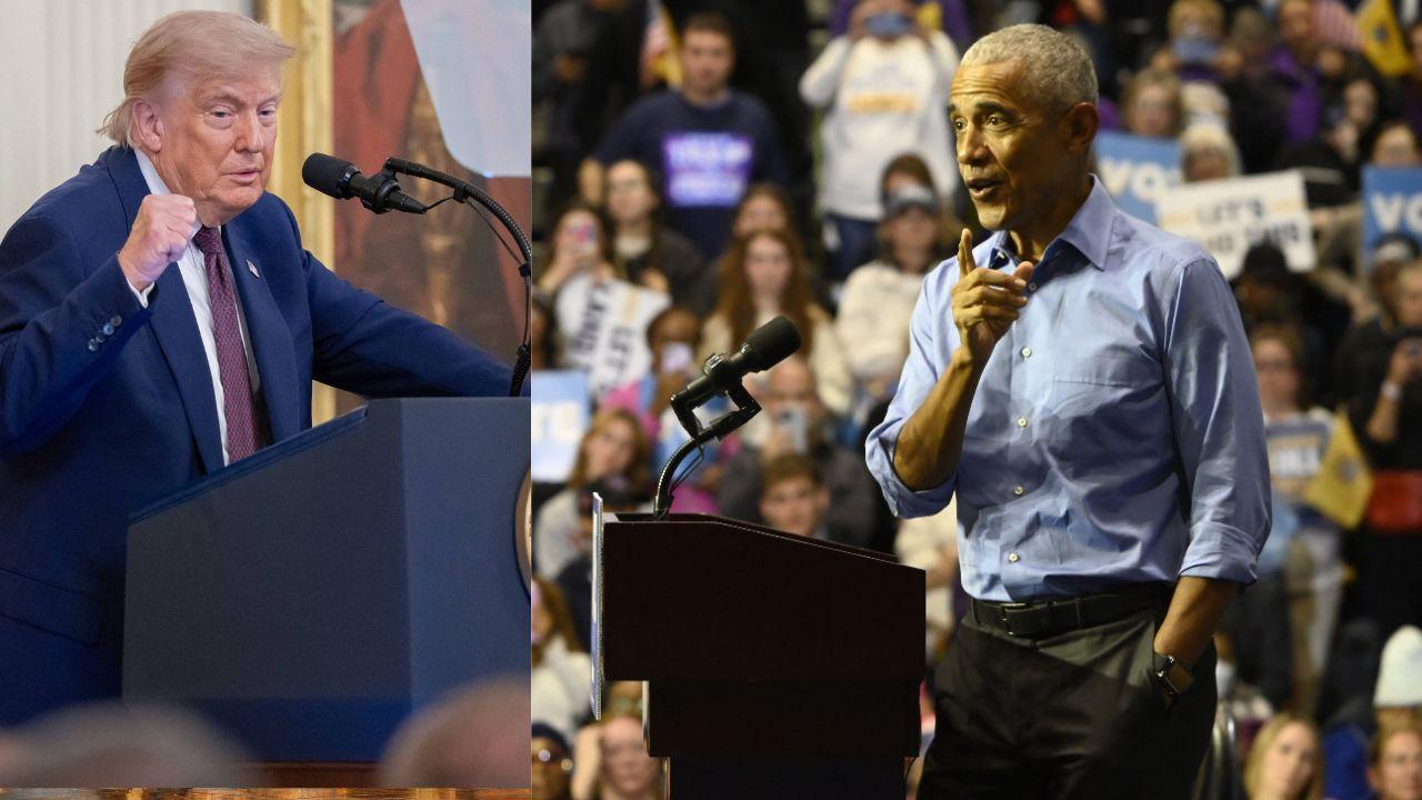 Image of Donald Trump and Barack Obama