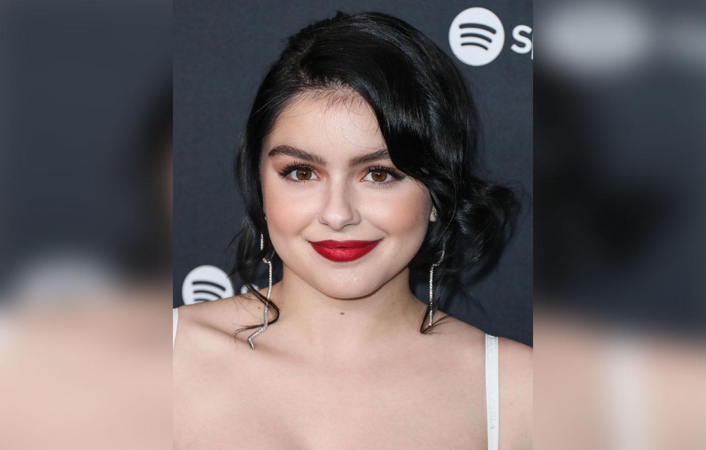 Ariel Winter Rocks Unbuttoned Top In LA