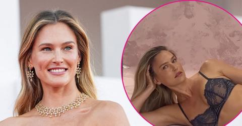 bar refaeli black lingerie photoshoot