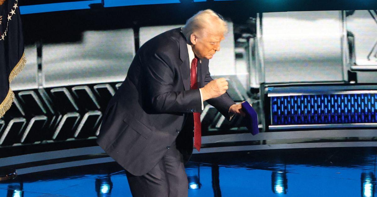 image of Donald Trump bashed South Africa during his speech.