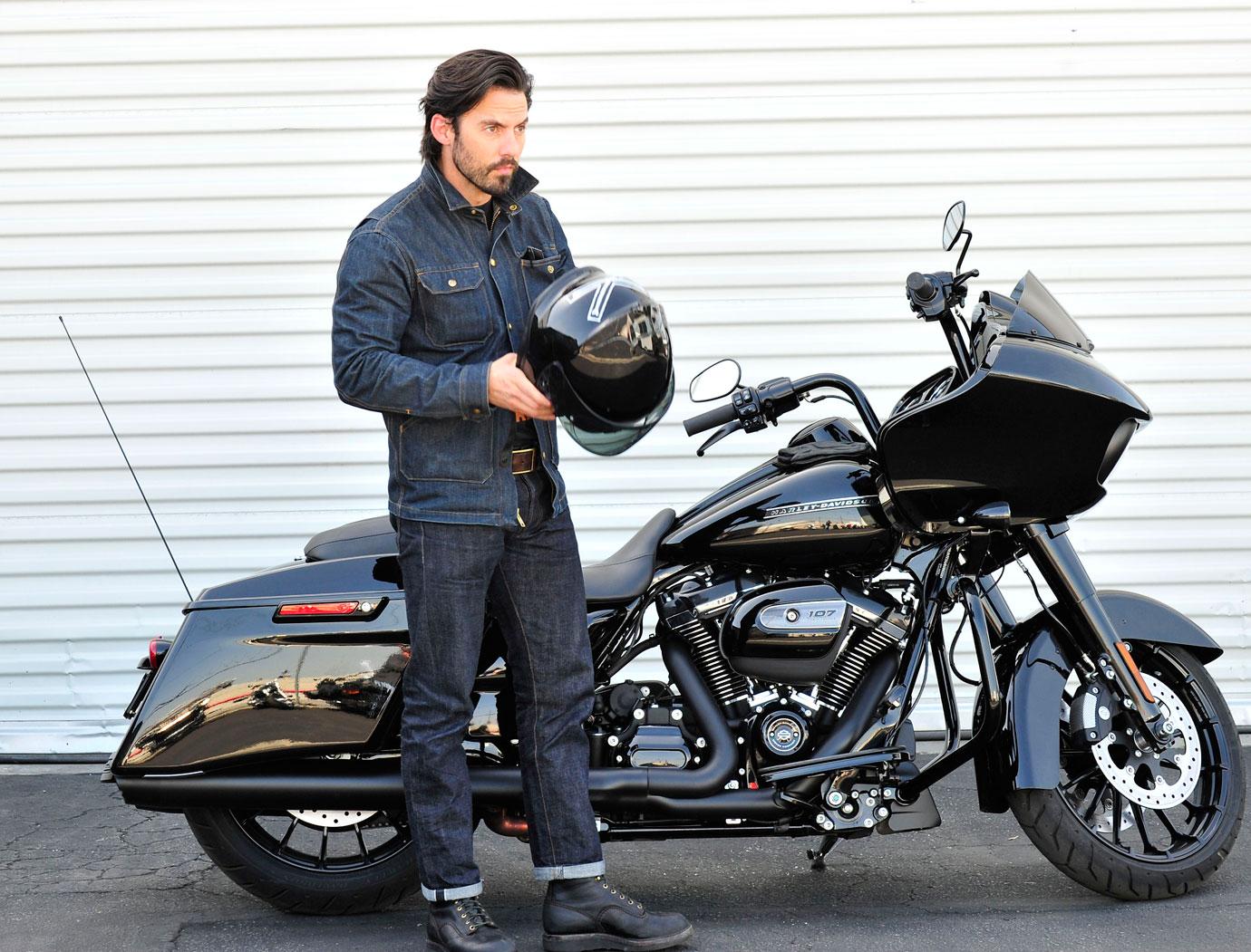 Milo Ventimiglia takes over the Harley Davidson social channels on Monday (April 16) to celebrate the iconic Motor `s 115th Anniversary.