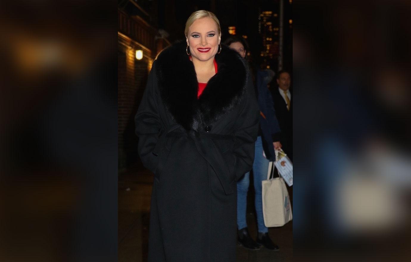 Meghan McCain leaves The Late Show with Stephen Colbert