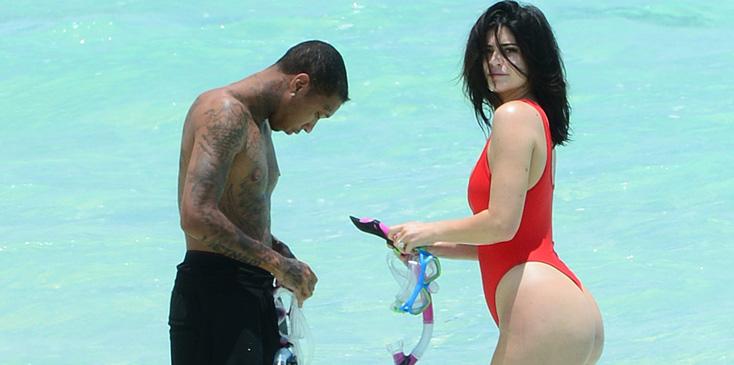 Kylie Jenner Poses in Sexy Louis Vuitton Swimsuit, Parties With Tyga at  Coachella 2016