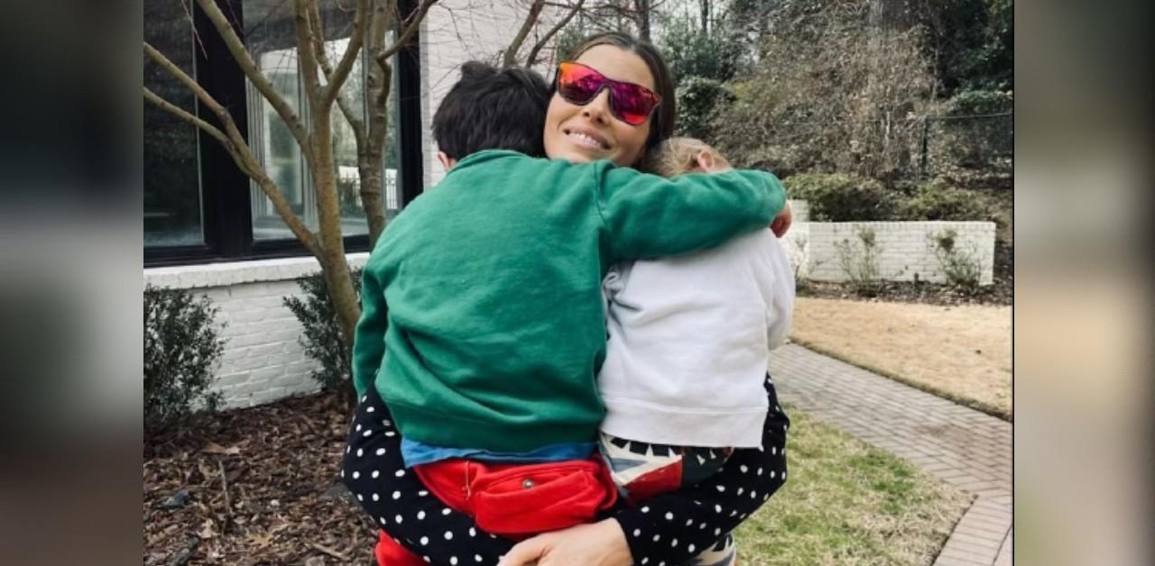 Ashley Graham Cuddles Sons Between Trips in Sweet Working Mom Moment