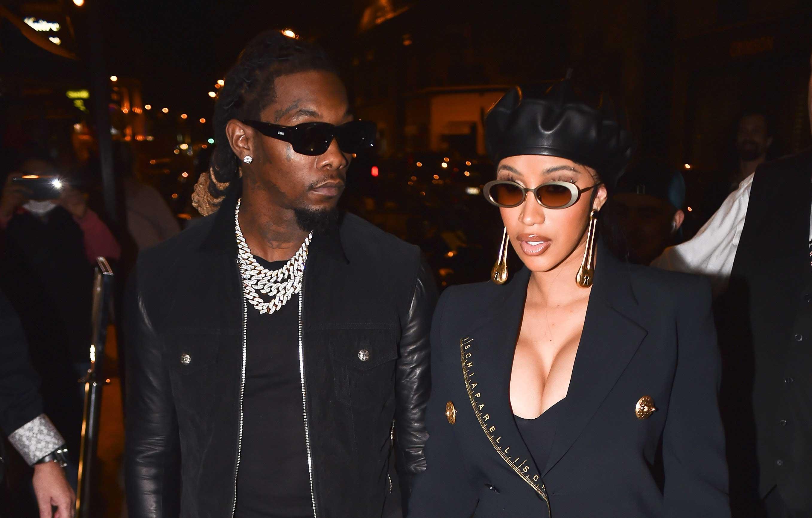 Cardi B Accompanies Offset For Art Basel Performance