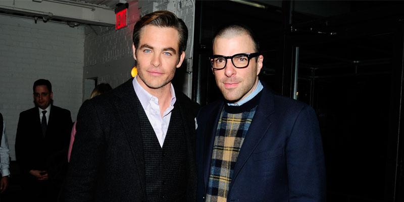 Chris Pine & Zachary Quinto Attend 'I Am The Night' Premiere