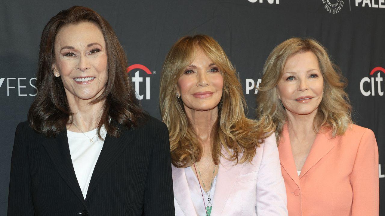 Image of Jaclyn Smith pushed back against rumors of tension between herself, Farrah Fawcett and Kate Jackson, insisting their 'sisterhood was strong.'