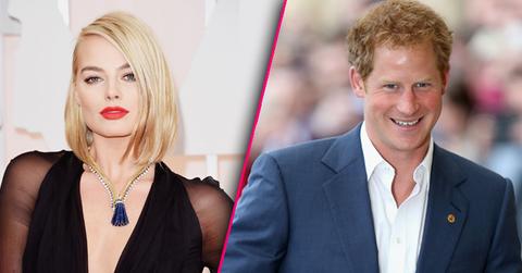 margot robbie prince harry texts boyfriend