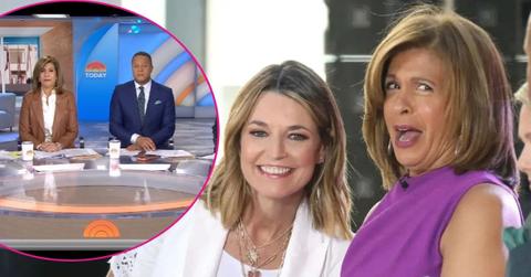 Composite photo of Savannah Guthrie and Hoda Kotb