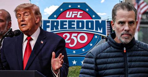 Composite photo of Donald Trump and Hunter Biden