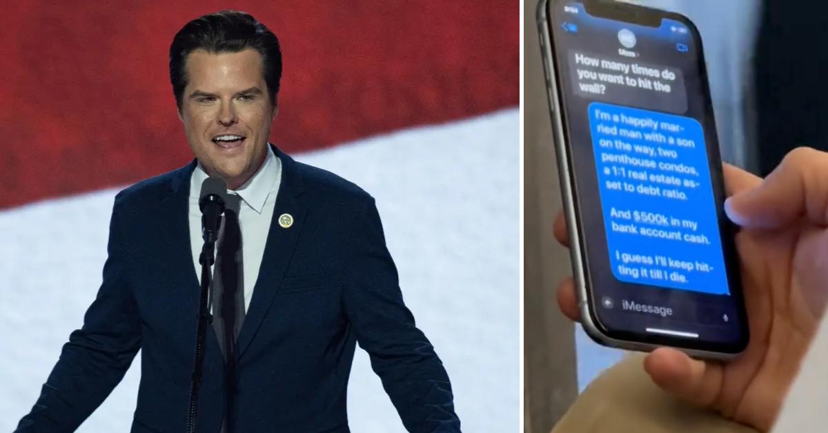 matt gaetz mom warns donald trump hates betrayal text messages exposed