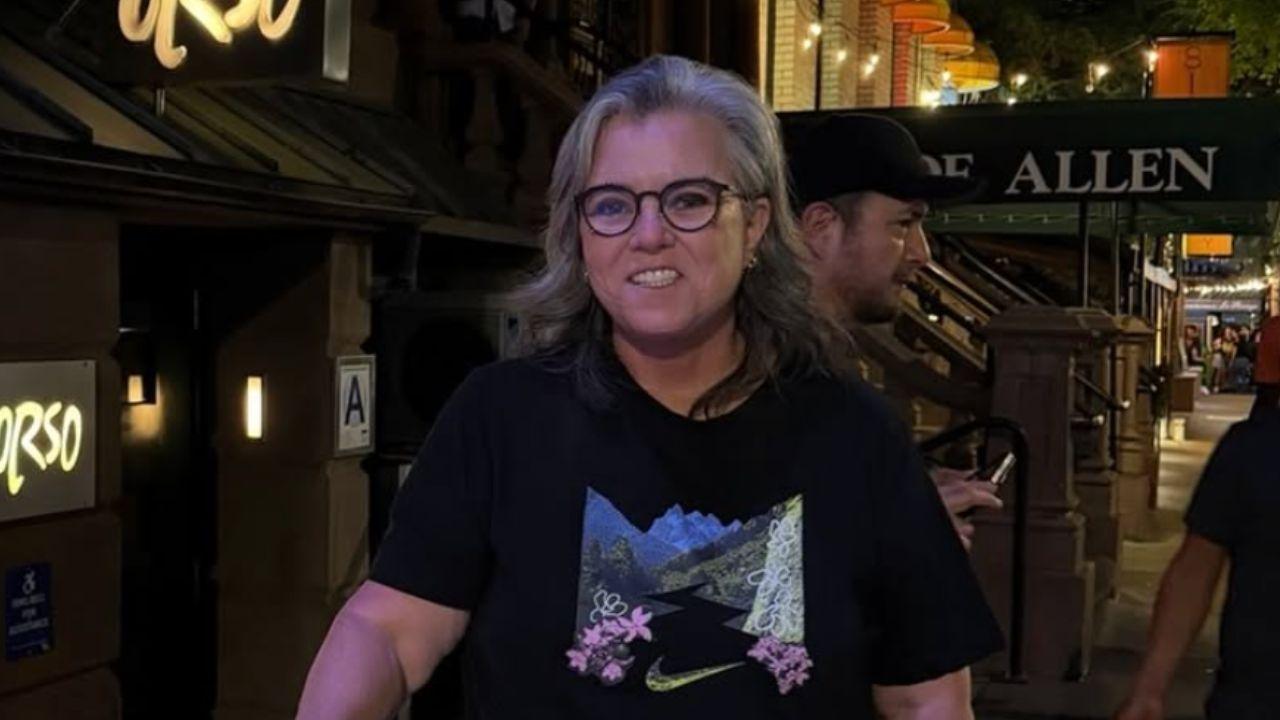 Image of Rosie O’Donnell prepared to guest-host ‘Jimmy Kimmel Live!’ during Jimmy Kimmel’s hiatus.