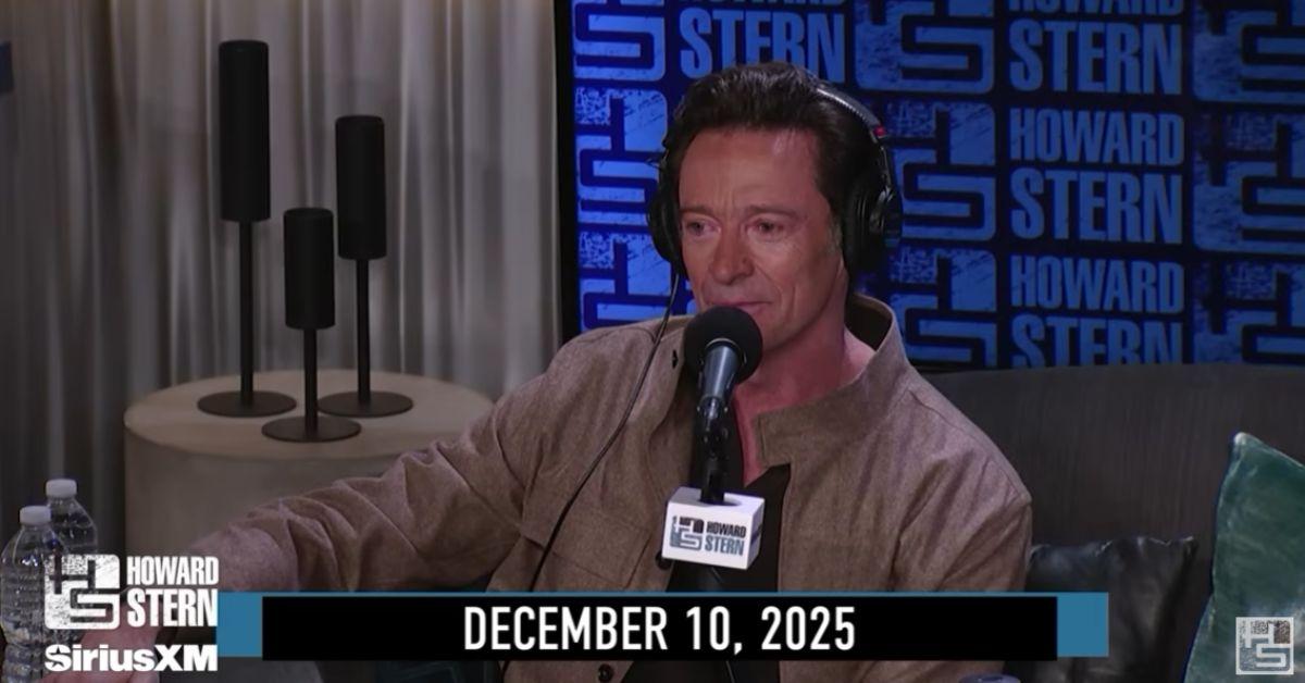 image of The host complimented Hugh Jackman’s looks and physique.