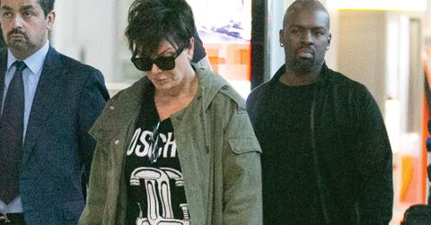 Kris jenner corey gamble annoyed airport