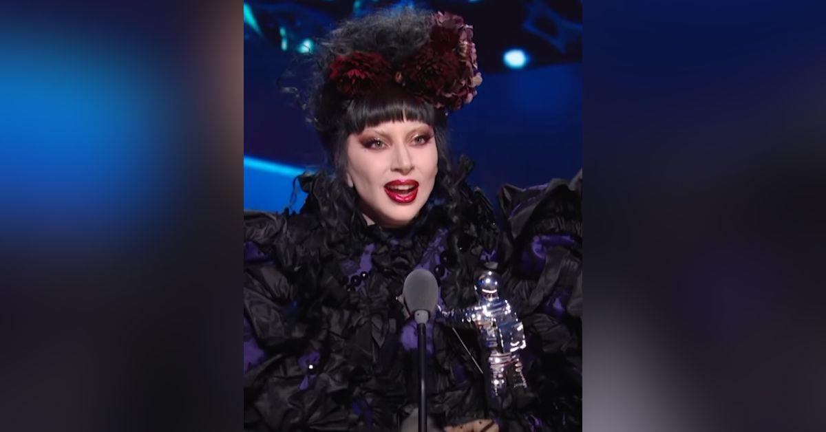 lady gaga turned heads with her jaw dropping outfit