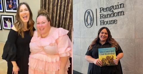 Photo of Mandy Moore and Chrissy Metz; photo of Chrissy Metz