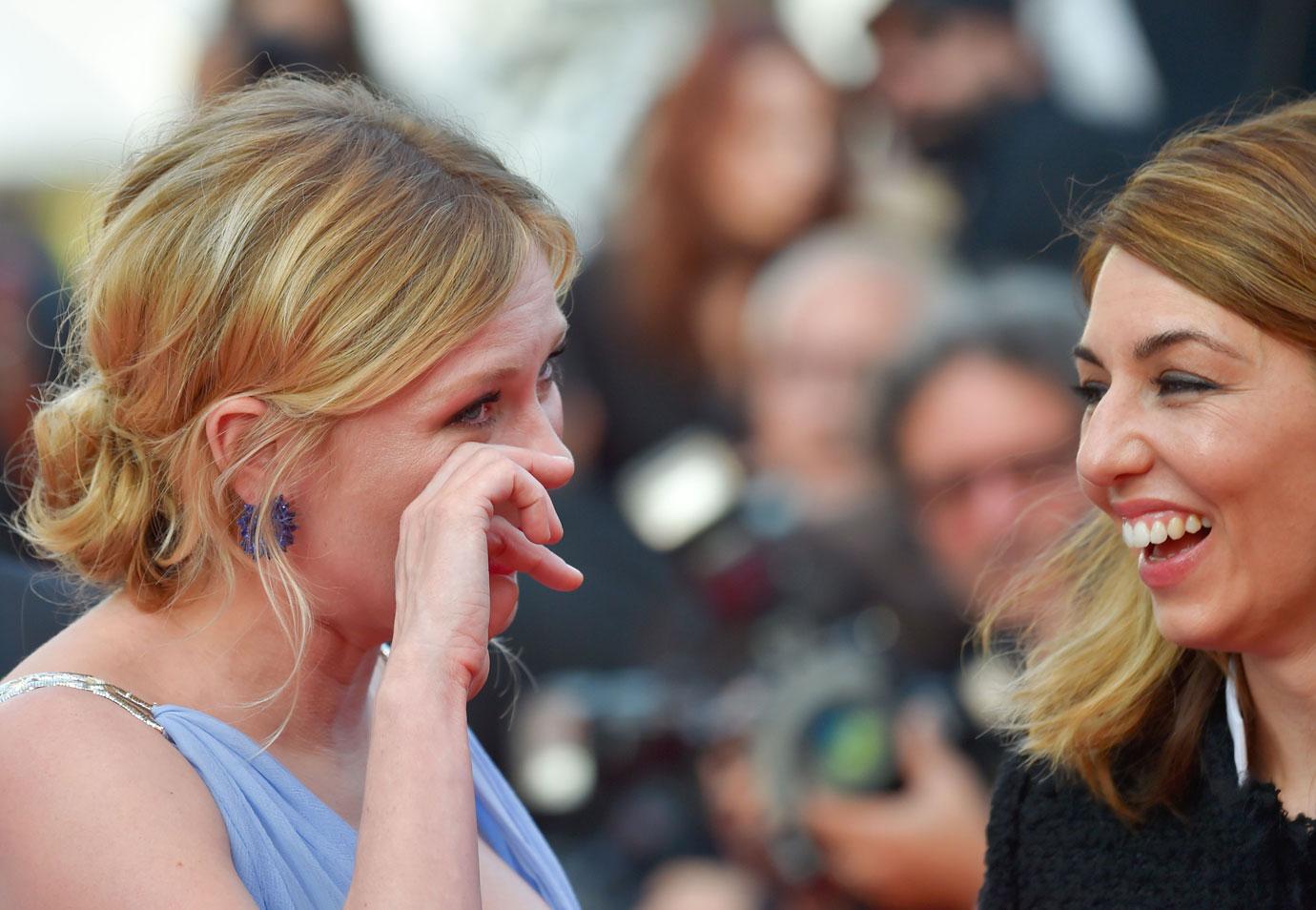 Kirsten Dunst Crying Cannes Film Festival Beguiled Photos 03