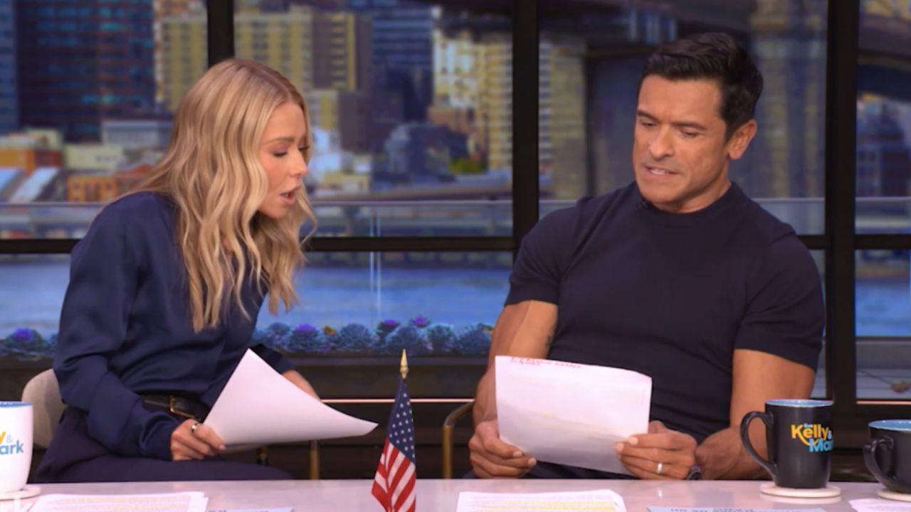 Image of Kelly Ripa and Mark Consuelos said they should take a heritage test.