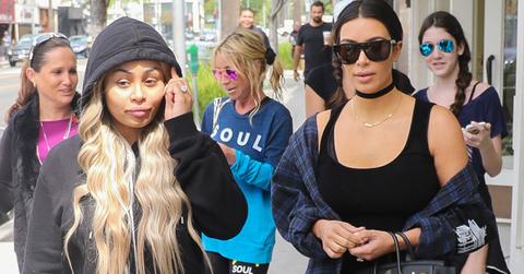 Kim and Rob Kardashian do brunch with Blac Chyna at Nate’n Al’s