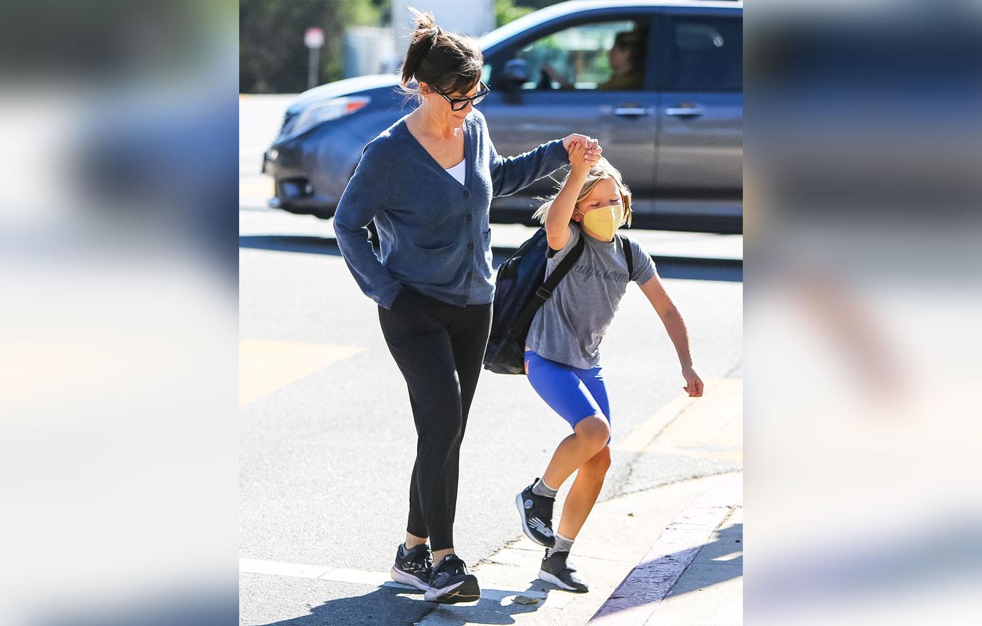 jennifer garner runs errands with son samuel in los angeles photos