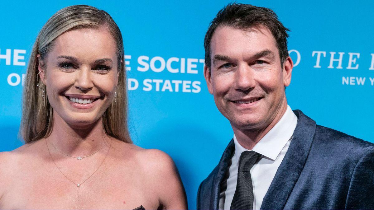 Image of Rebecca Romijn and Jerry O'Connell share two kids.