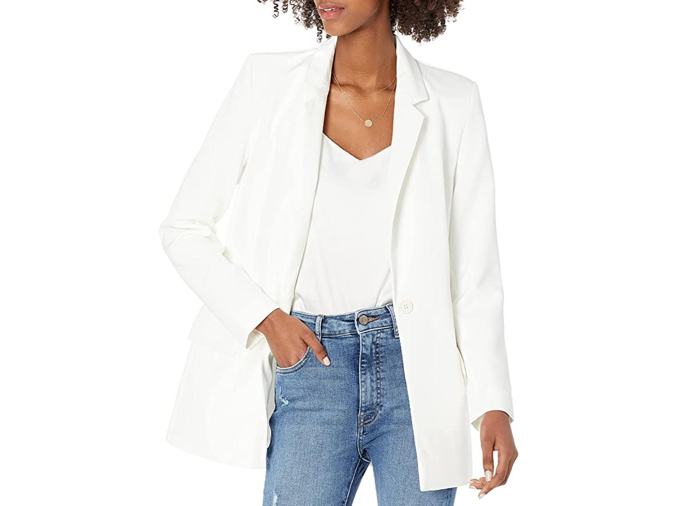 josie canseco model white blazer  love restaurant shop