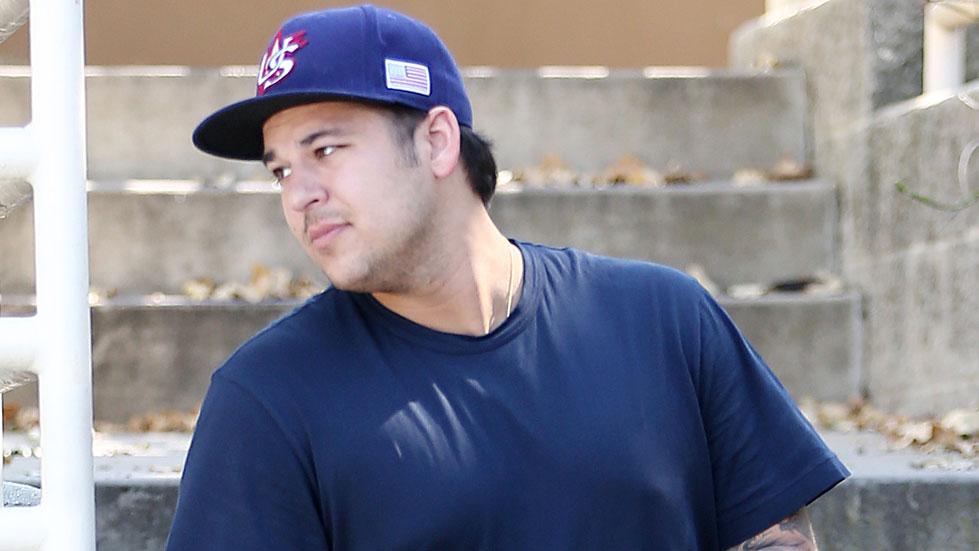 Rob kardashian shaven face