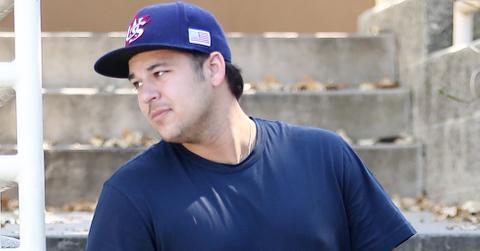 Rob kardashian shaven face