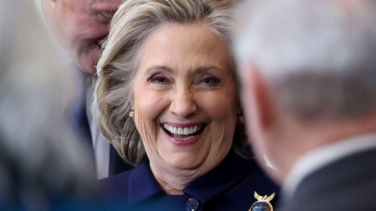 image of Hillary Clinton stormed out after learning a lawmaker secretly photographed her during the testimony.