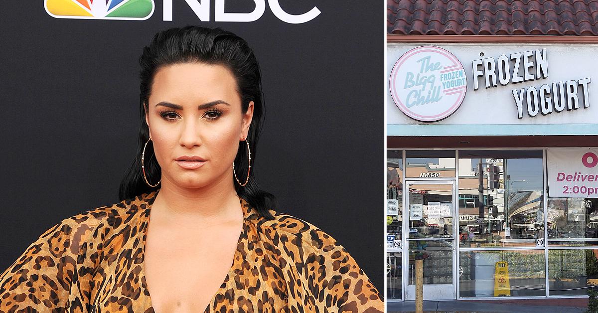 Demi Lovato apologizes after slamming frozen yogurt shop's dietary