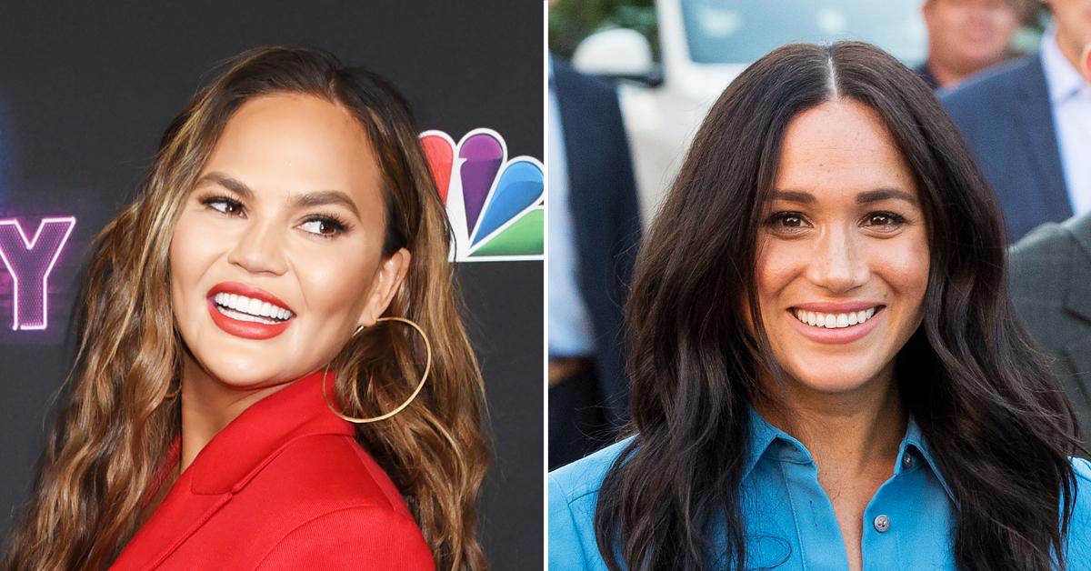 chrissy teigen reveals plans meghan markle besties global citizen concert