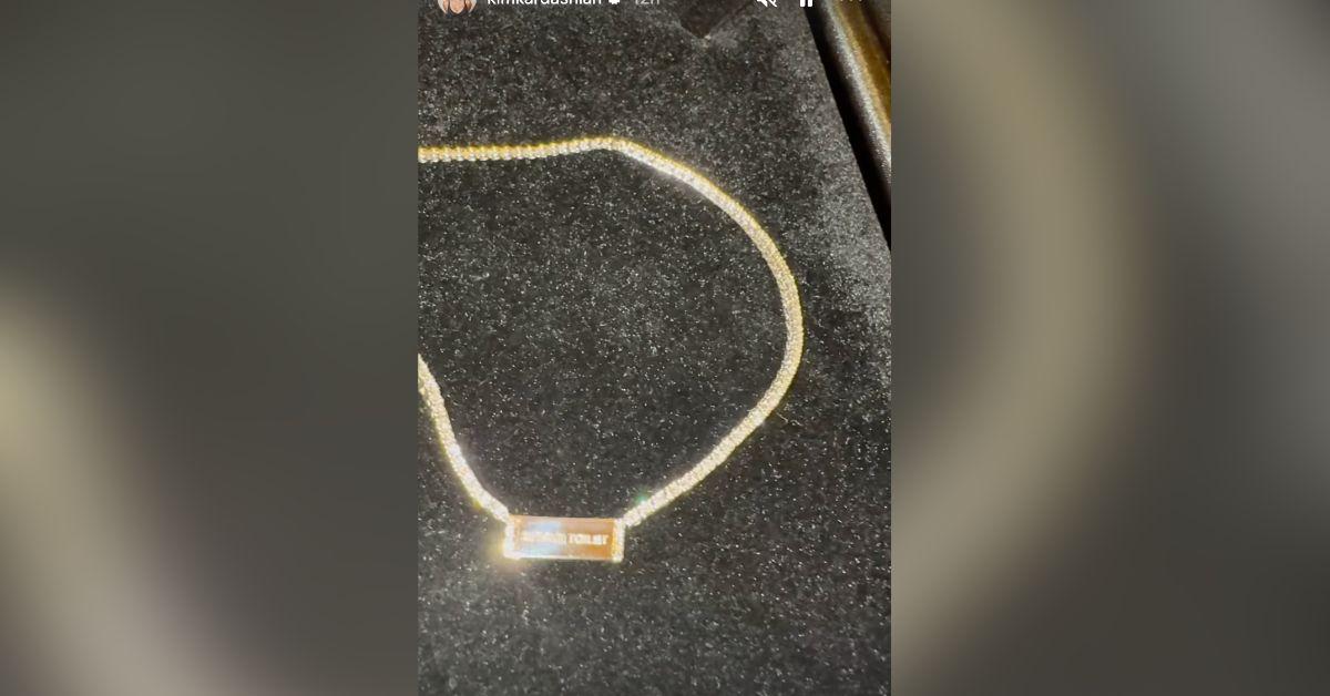 kim kardashian north west necklace