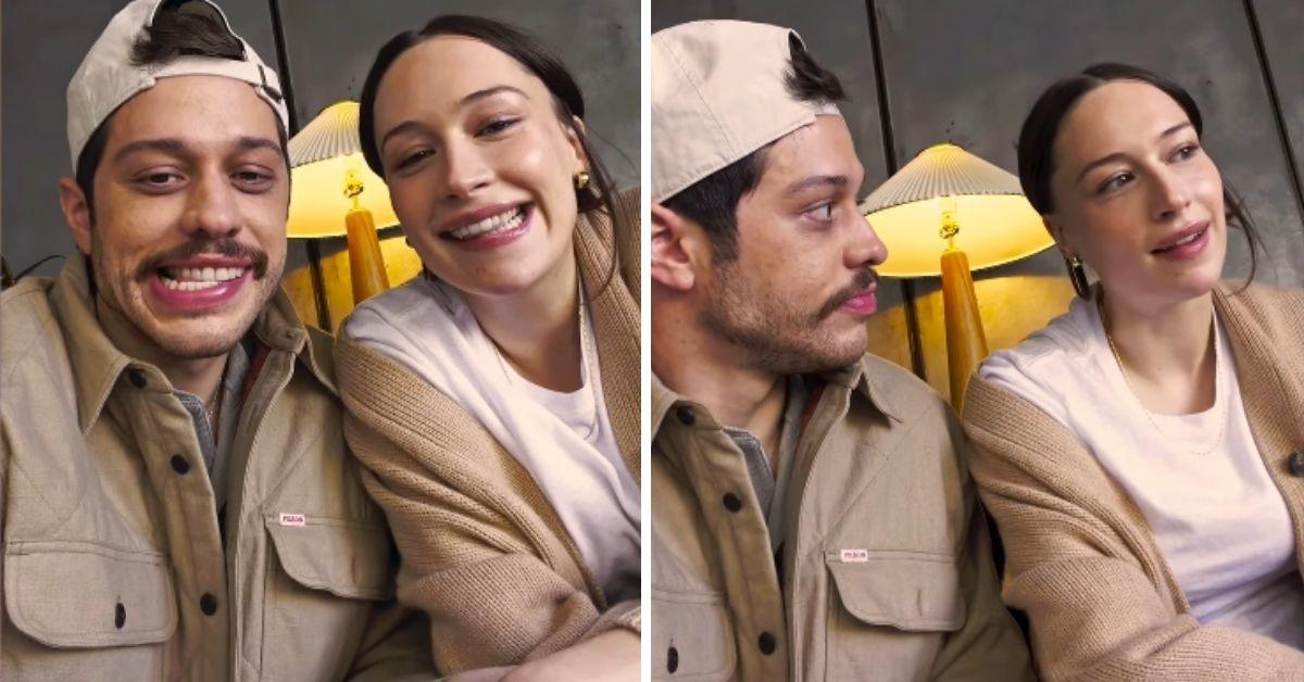image of Pete Davidson and Elsie Hewitt said they sensed they would have children from their first date.