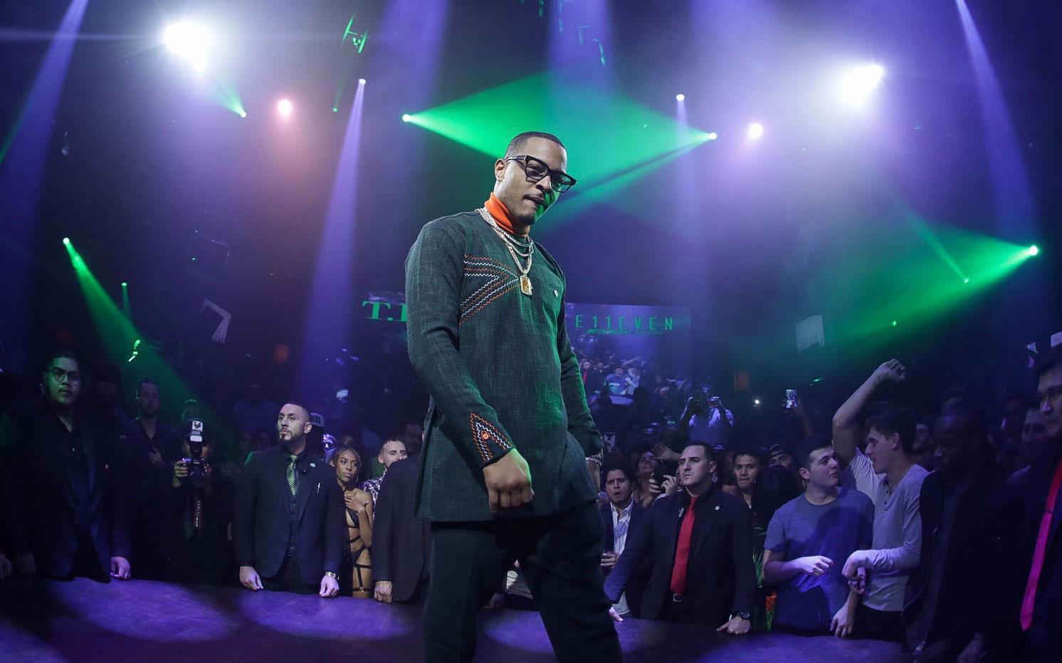 T.I takes the stage at E11EVEN Miami for the ultraclub’s 6th Anniversary on Friday, February 8, 2020