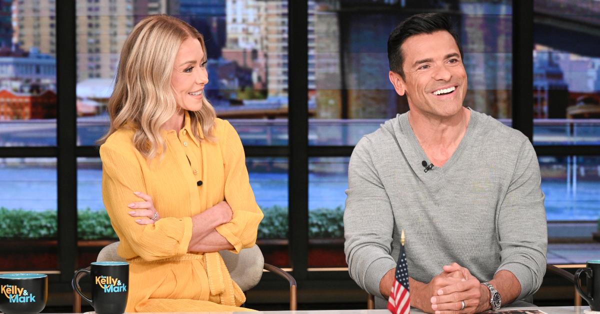 Image of Mark Consuelos became a co-host on 'Live' in April 2023.