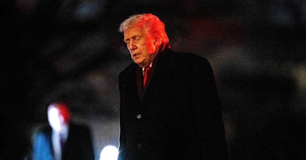 image of Donald Trump spoke at the Mount Airy Casino Resort in Mount Pocono, Penn., on Tuesday, December 9.