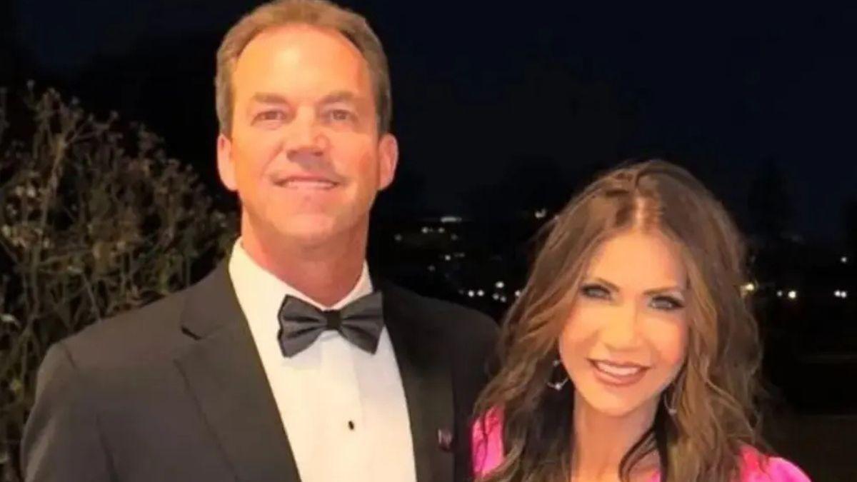 image of Kristi Noem's husband allegedly sent money to models. 