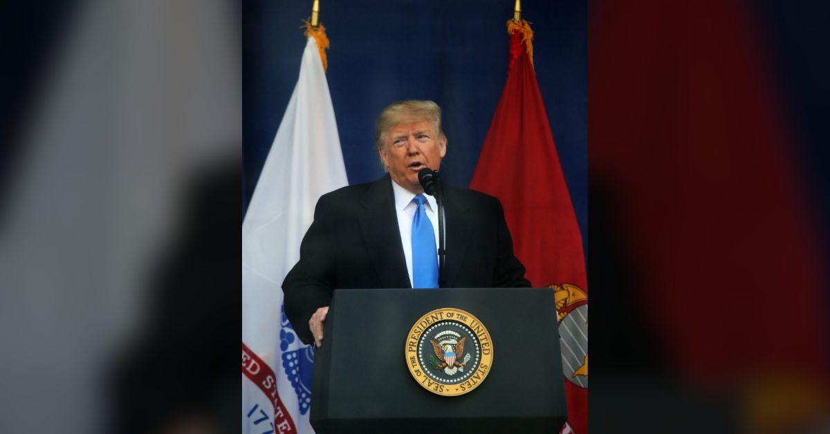 Photo of President Donald Trump reacted to the news of Jimmy Kimmel's show being pulled off-air.
