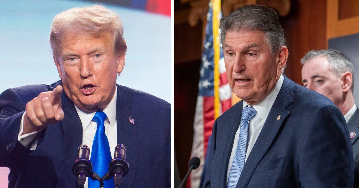 donald trump will destroy democracy warns senator joe manchin