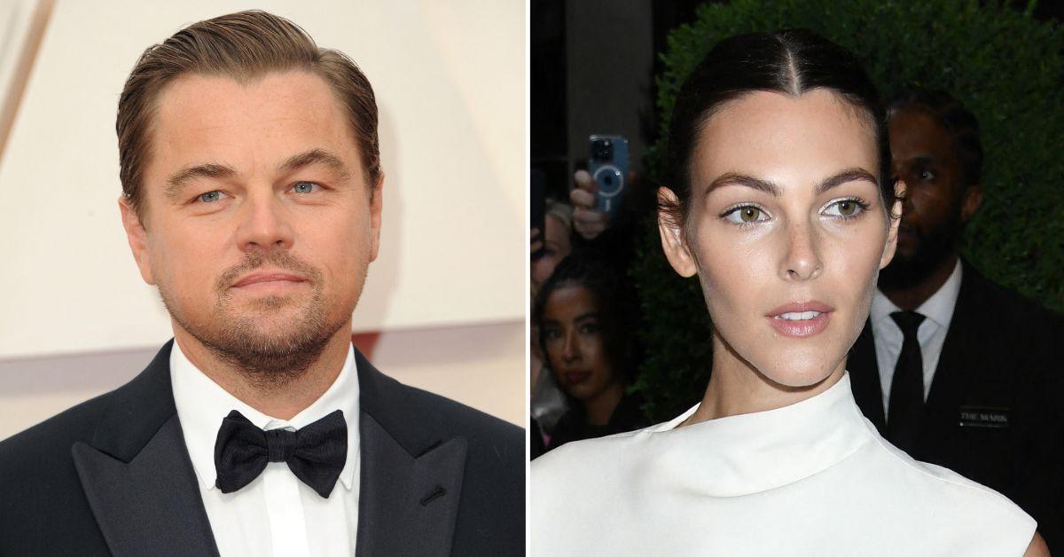 Composite photo of Leonardo DiCaprio and Vittoria Ceretti.