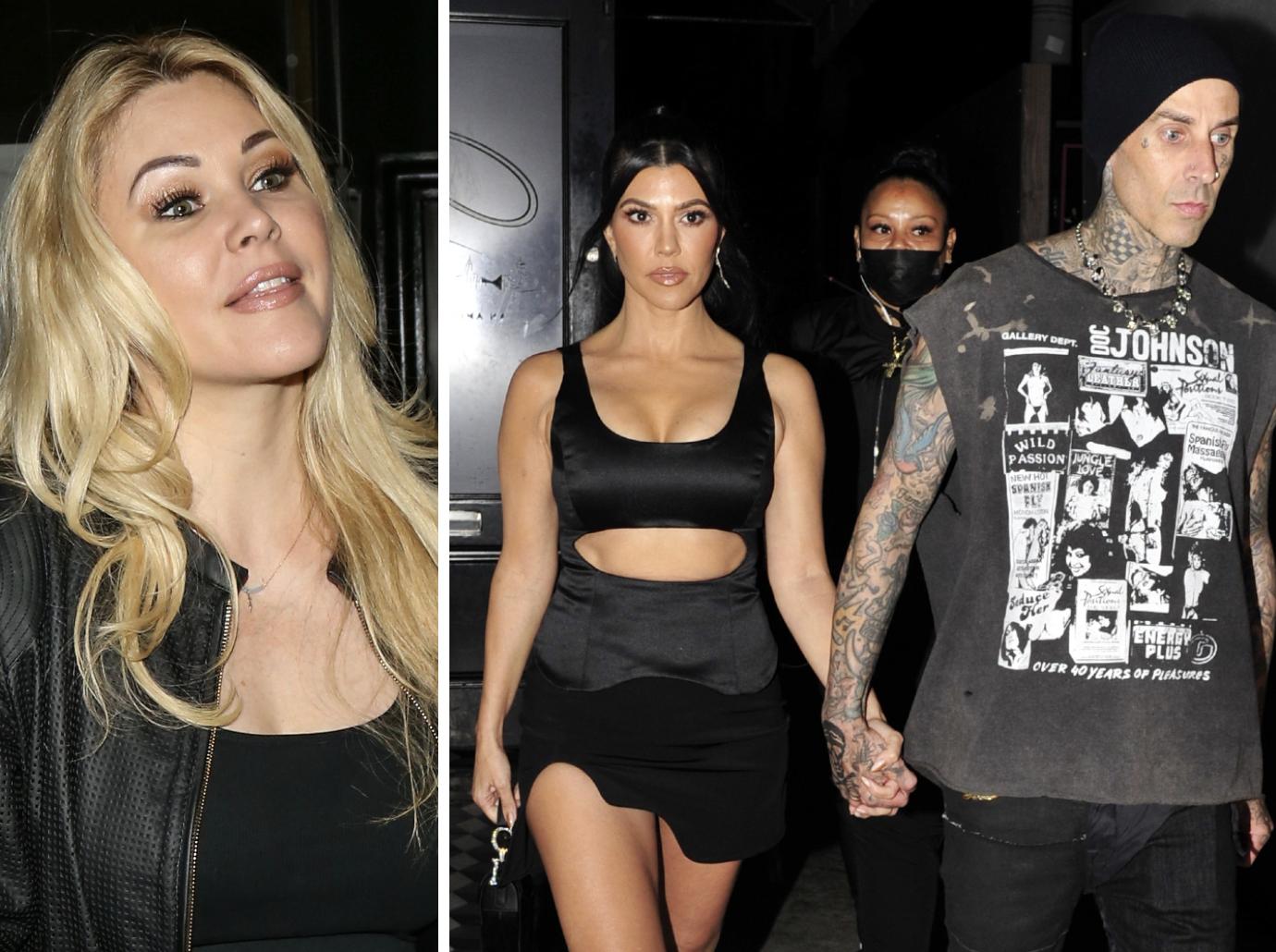 messy exes gallery kourtney travis barker